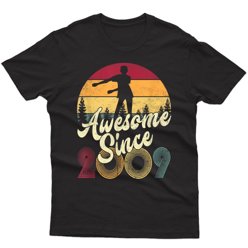 10th Birthday T-shirt Awesome Since 2009 Floss Like A Boss
