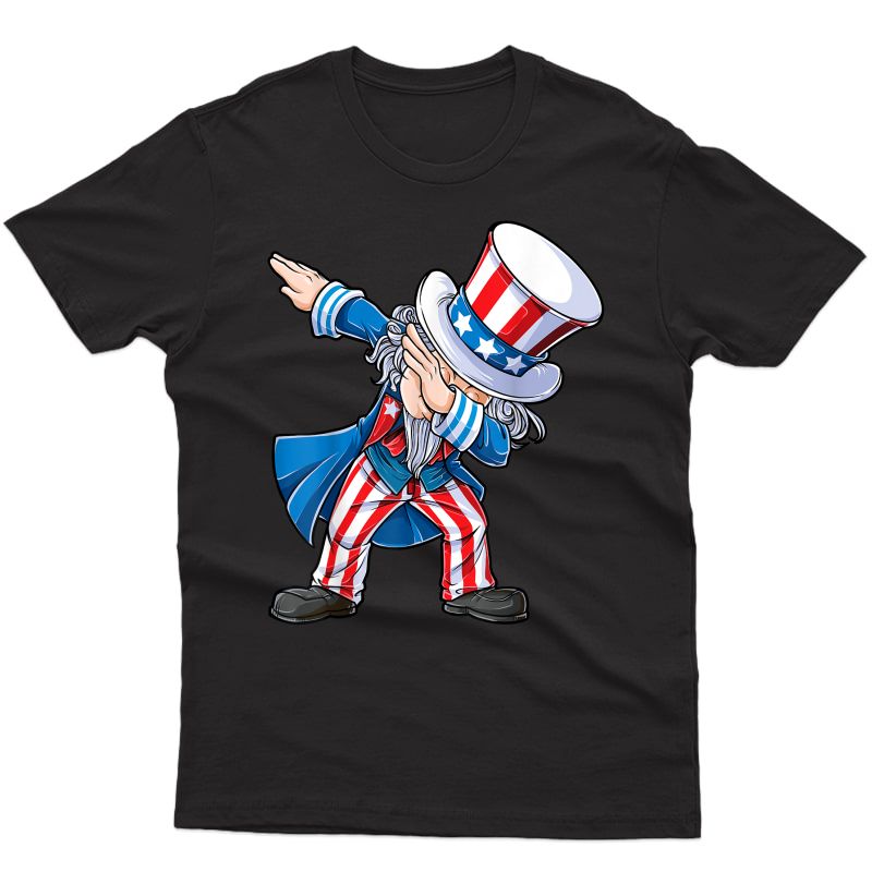 4th Of July Shirts For Dabbing Uncle Sam Gifts T-shirt