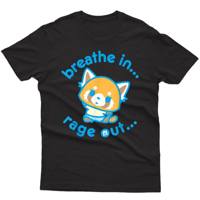 Aggretsuko Yoga Breathe In Rage Out T-shirt