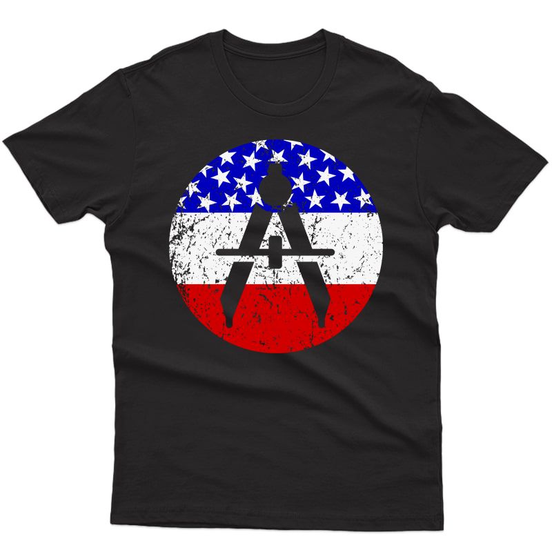 American Flag Architect Engineer - Compass Shirts