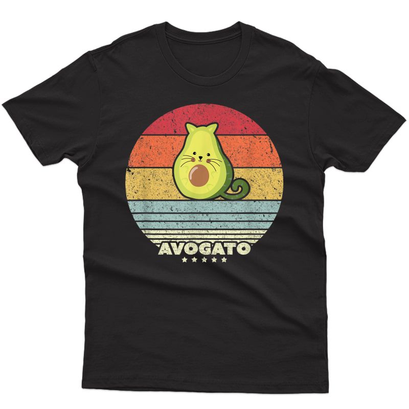 Avogato, Retro Cat , Cinco De Mayo T-shirt