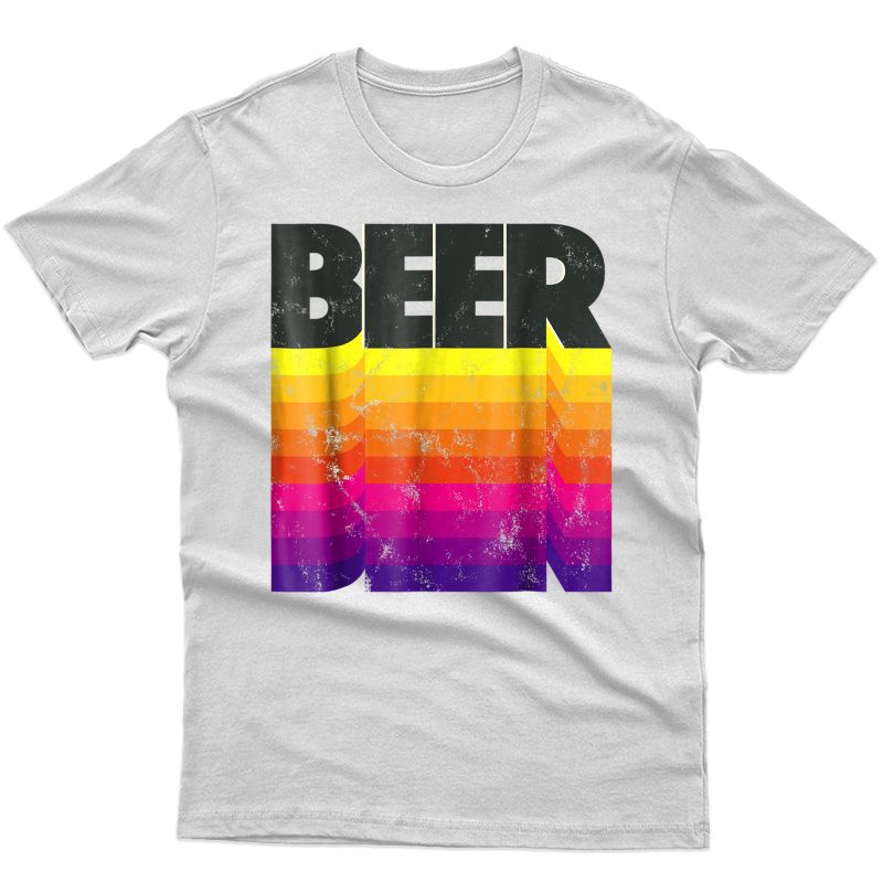Beer T-shirt Distressed Vintage Beer Shirt