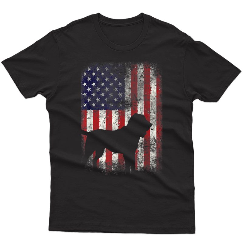Bloodhound American Flag Shirt Usa Patriotic Dog Gift
