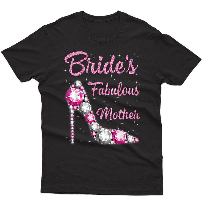 Bride's Fabulous Mother Happy Wedding Marry Vintage Shirt