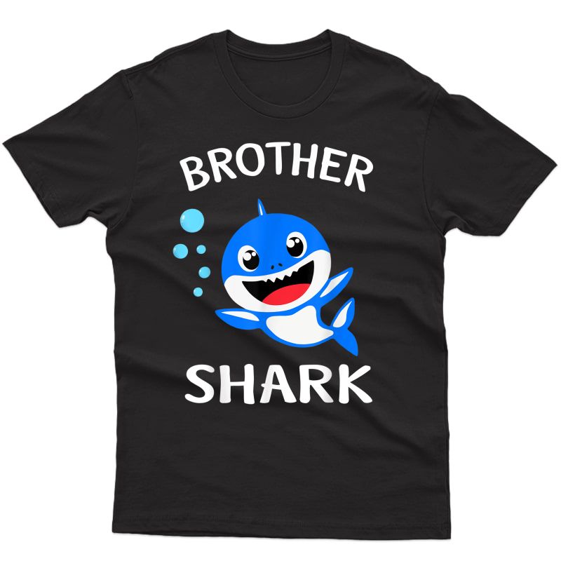 Brother Shark Gift - Cute Baby Shark Design Family Set T-shirt