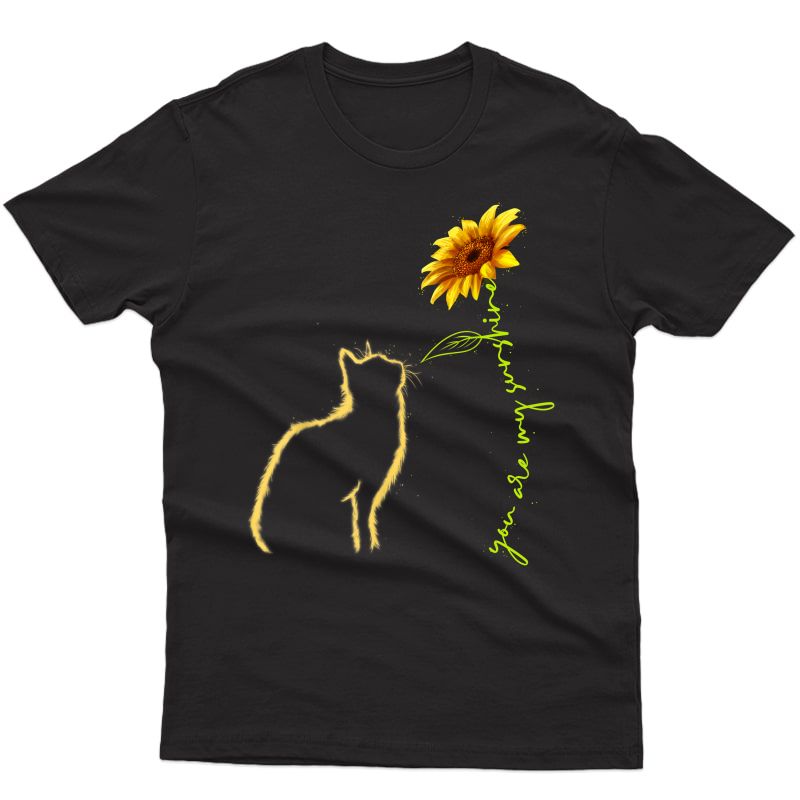 Cat T Shirt, You Are My Sunshine Shirt, Cute Cat T-shirt