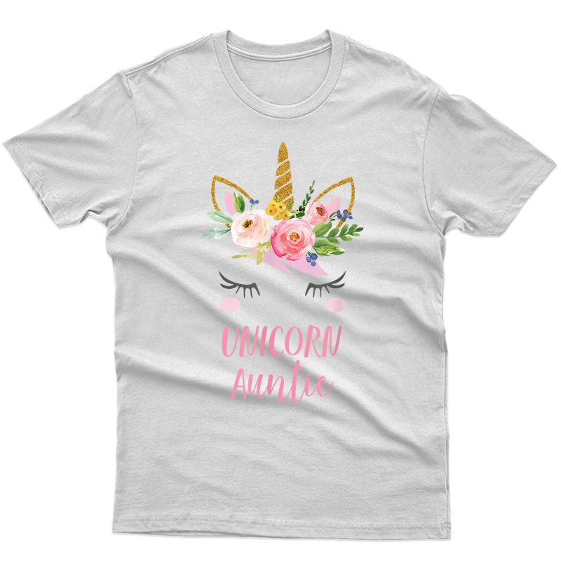 Cute Unicorn Aunt Shirt, Boho Auntie Unicorn Gift