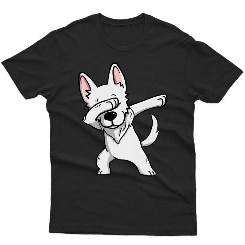 Dabbing German Shepherd Dab Dance Funny Dog Gift Premium T-shirt