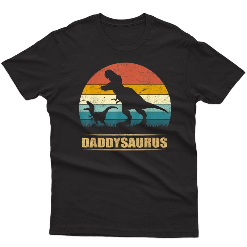 Daddysaurus T Rex Dinosaur Daddy Saurus Family Matching T-shirt