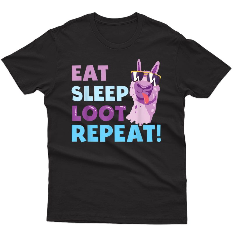 Eat Sleep Loot Repeat - Birthday Party Gift T-shirt