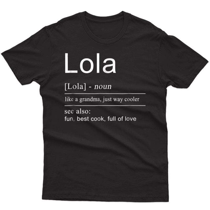 Filipino Lola Grandma Philippines Tshirt For 