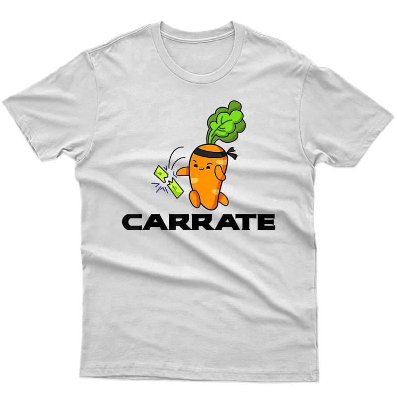 Funny Vegan Carrate Karate Carrot Workout Lovers T-shirt