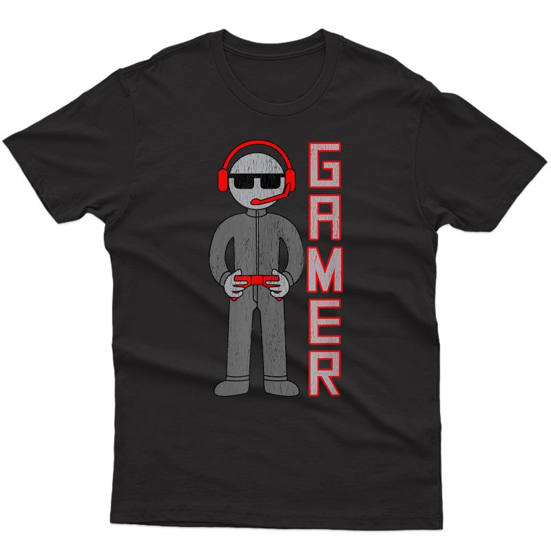 Gamer T-shirt Gift For The Best Video Game Player. T-shirt