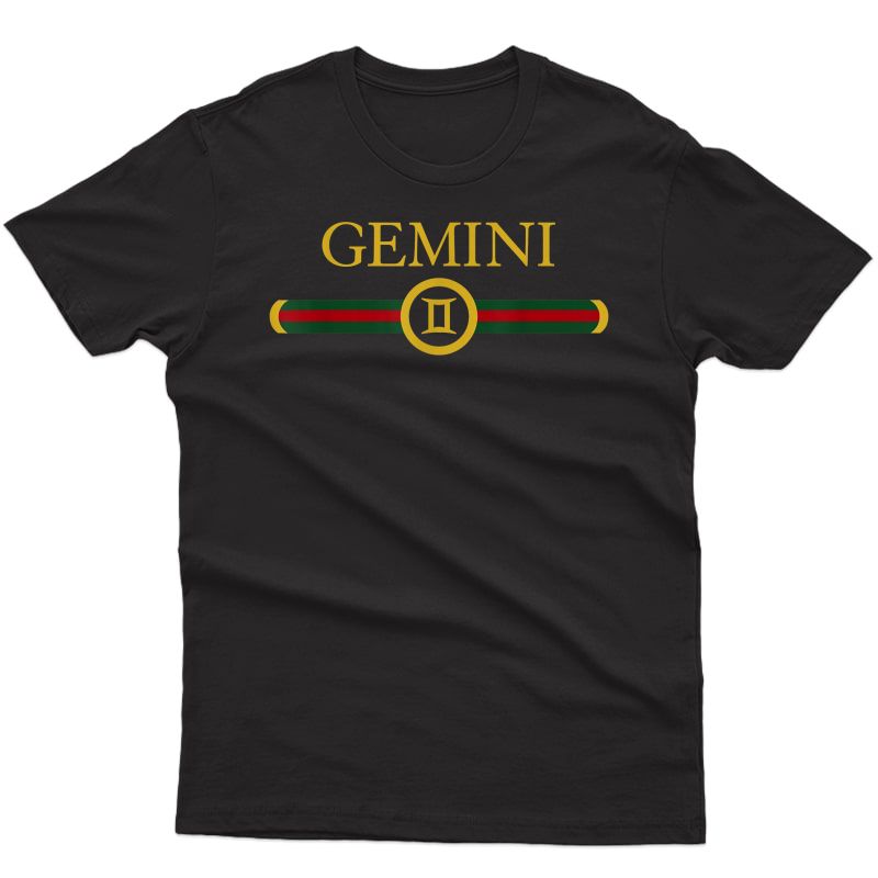 Gemini Zodiac June May Birthday Graphic Art Gemini Sign T-shirt