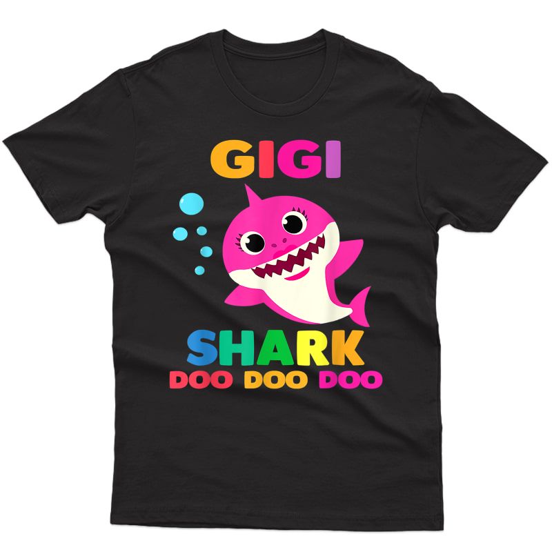 Gigi Shark T-shirt Doo Doo Funny Baby Mommy T-shirt