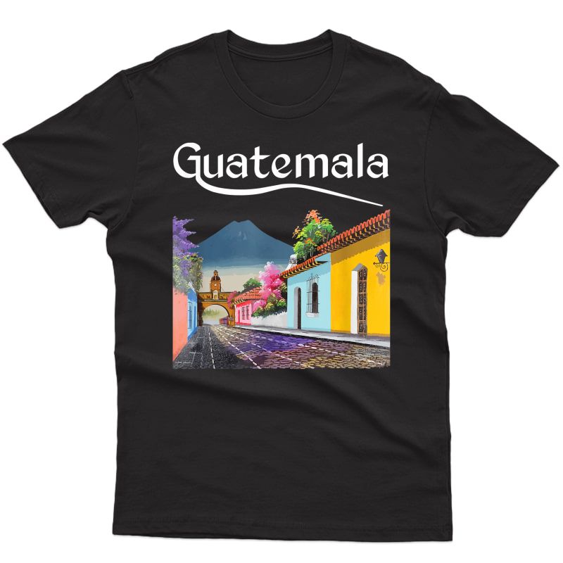 Guatemala Antigua Chapin Quetzal Guate Tikal Maya Art Coffee T-shirt