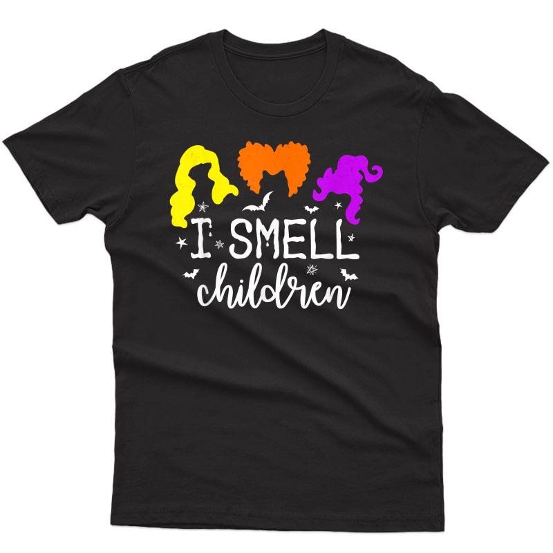 I Smell Children Funny Halloween Witches Costume T-shirt