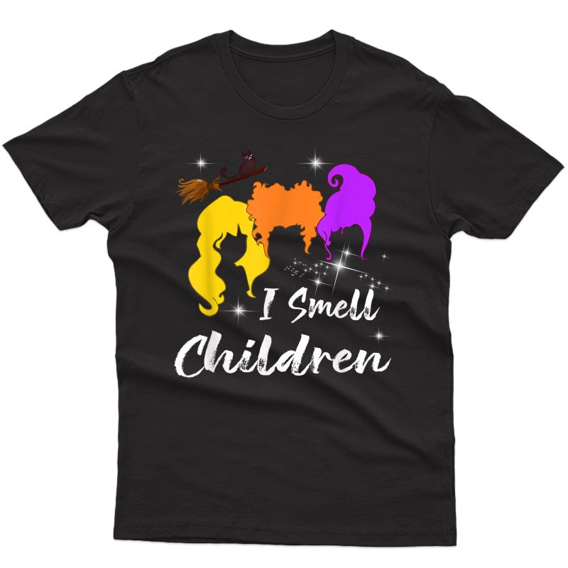 I Smell Children Tshirt Halloween Funny Costume Witches T-shirt