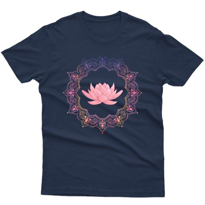 Lotus Mandala Circle | Spiritual Yoga T Shirt