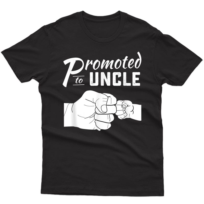 S Promoted To Uncle Tshirt Baby Announcet 2019