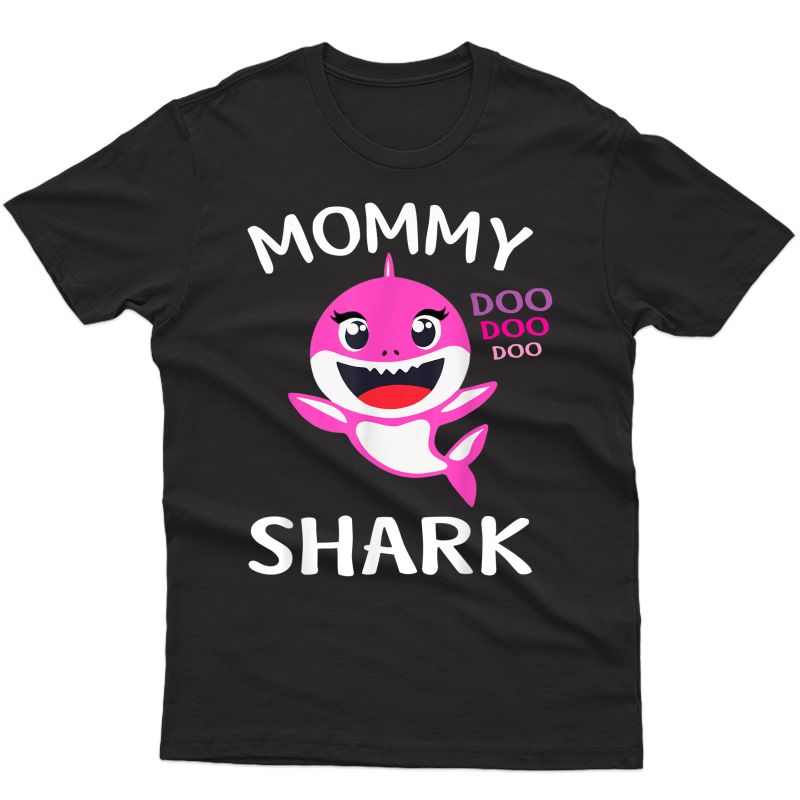 Mommy Shark Shirt Funny Mother's Day Gift For Mom Mama T-shirt