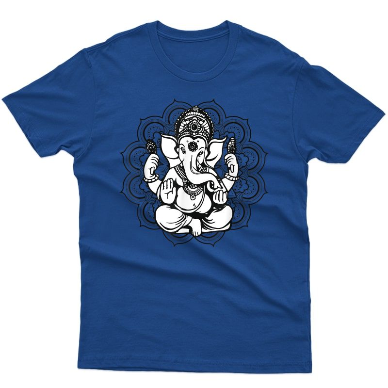 New Age Yoga Athletic Apparel Ganesh Mandala India T-shirt