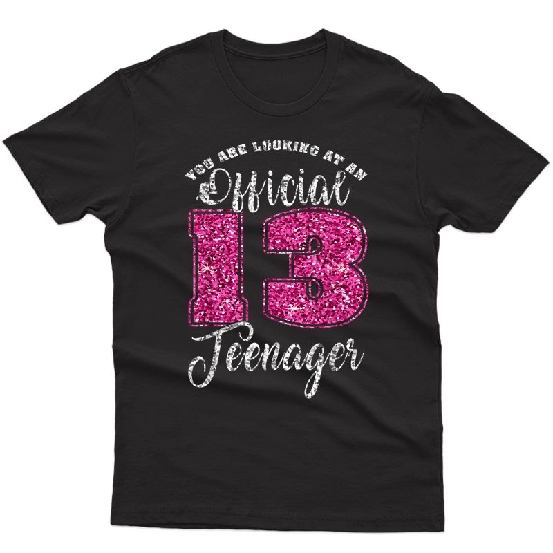  Teenager 13 Years Old 13th Birthday Girl Shirt