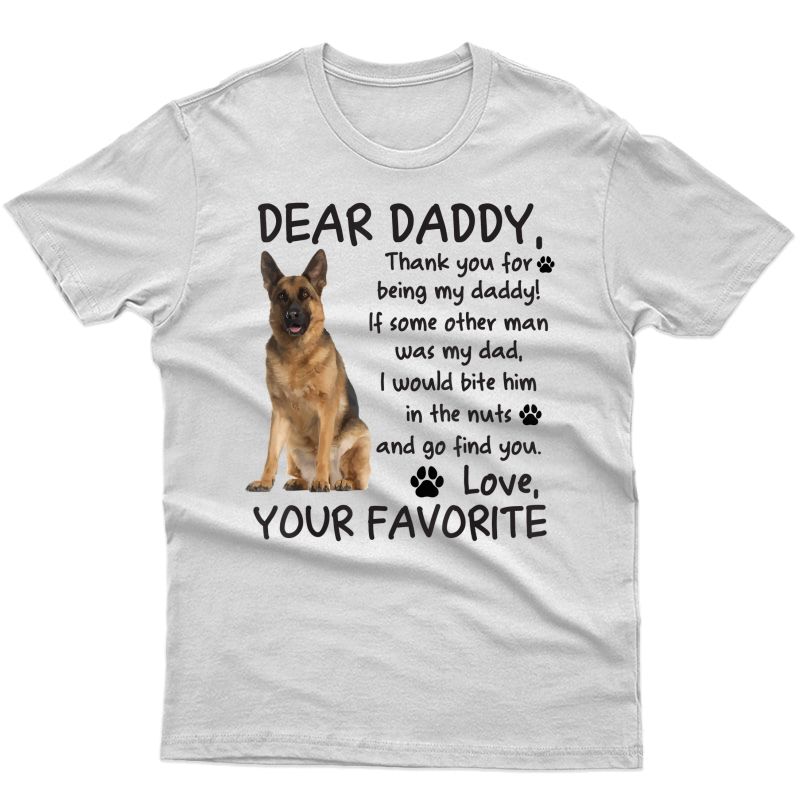 Pet Dog German Shepherd Lovers T-shirt Fathers Day 2021 T-shirt