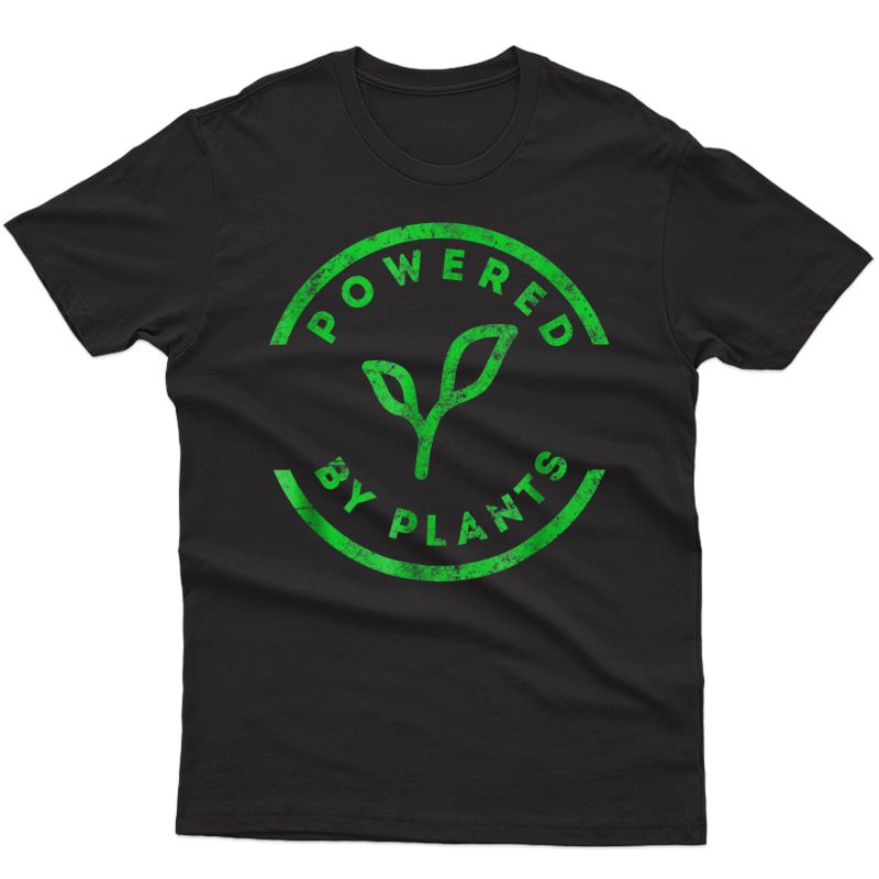 Powered By Plants T-shirt Vegan Workout Shirt