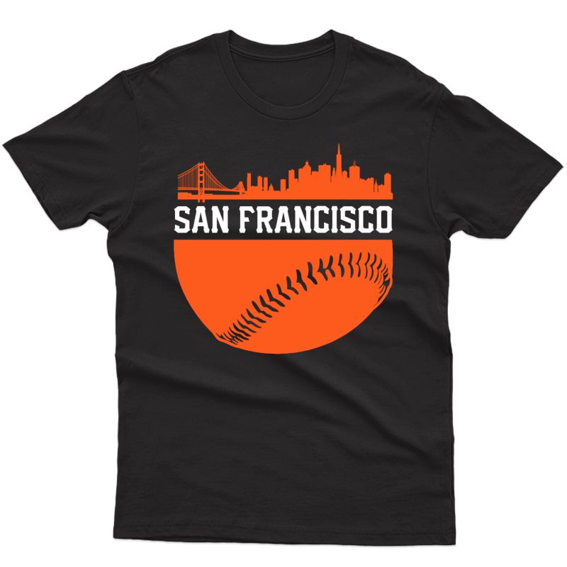 San Francisco Baseball Vintage Sf The City Giant Gift Shirts