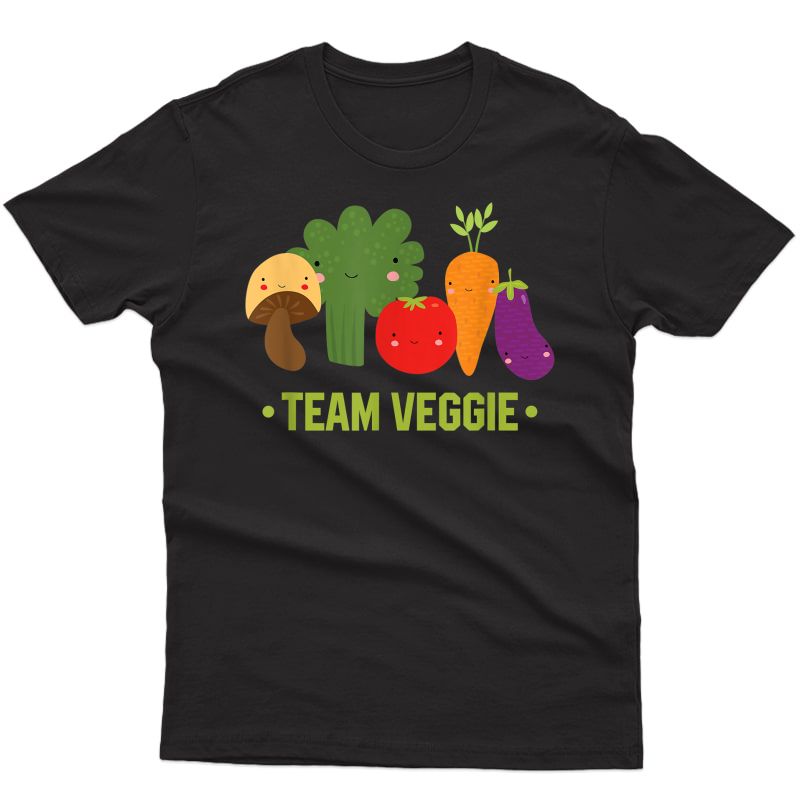 Team Veggie Vegan T Shirt Vegetable Gardener Gardening T-shirt