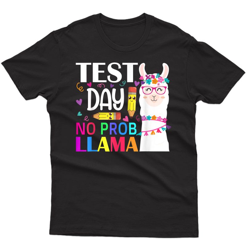 Test Day No Prob- Tea Testing Day T-shirt