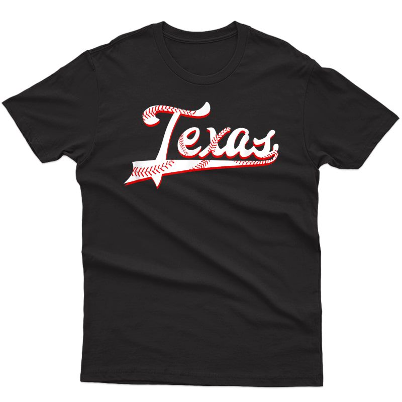 Texas Baseball T Game Day Vintage Ranger Distressed T-shirt