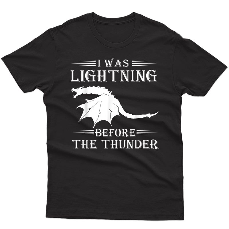 Thunder Dragon Birthday Gift T-shirt