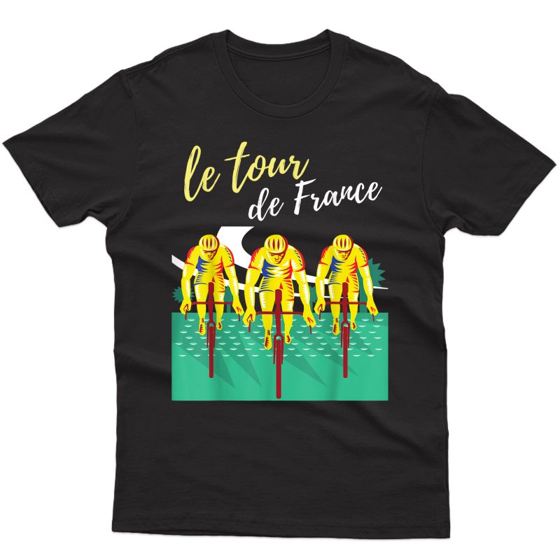 Tour France S T-shirts Cycling Tee Bike T-shirt