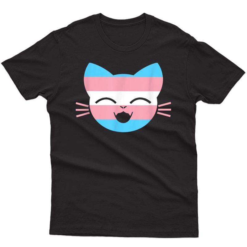 Transgender Cat Flag T-shirt