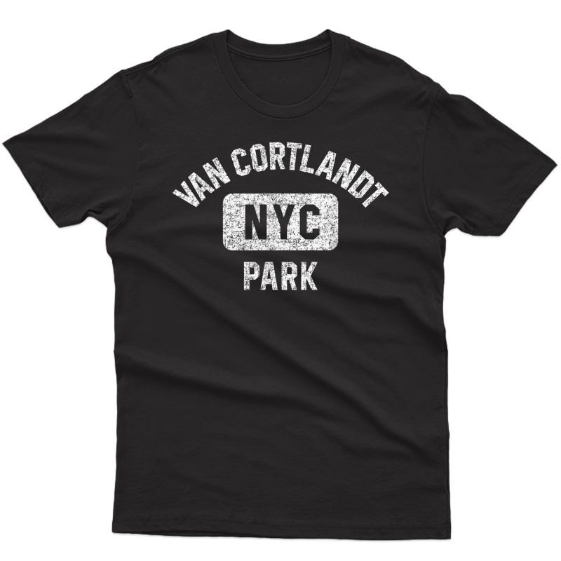 Van Cortlandt Park Gym Style Distressed Print T-shirt