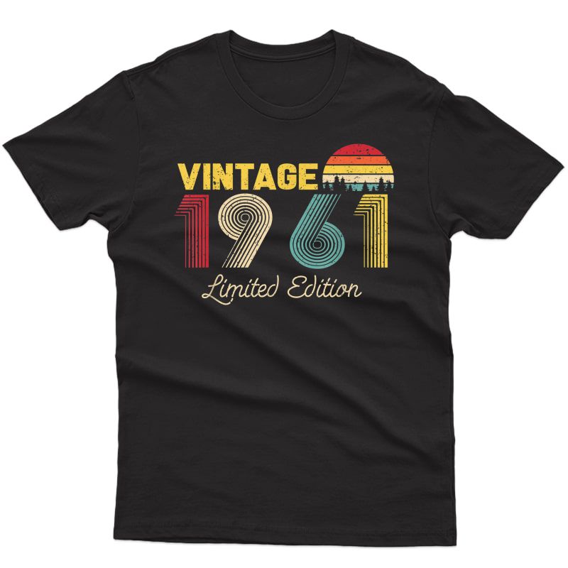 Vintage Limited Edition 1961 Funny 60th Birthday Vintage T-shirt
