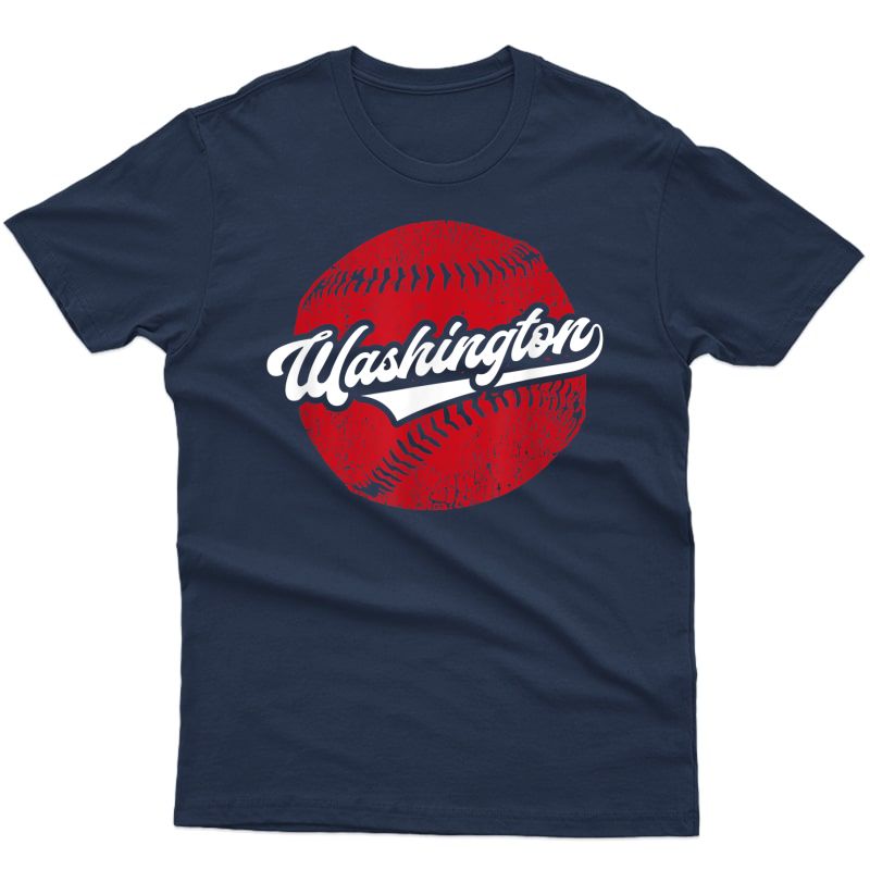 Washington Baseball | Retro Vintage National Gift T-shirt