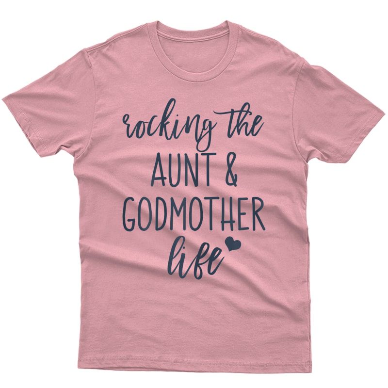  Gag Aunt And Godmother Gift From Godchild Goddaughter Godson T-shirt