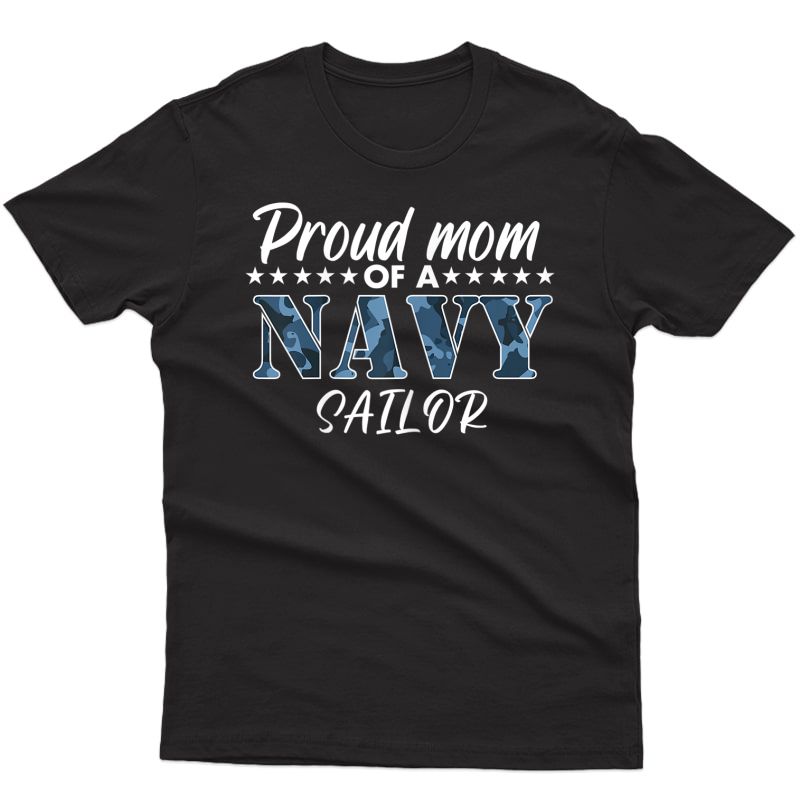  Proud Mom Of A Navy Sailor T-shirt