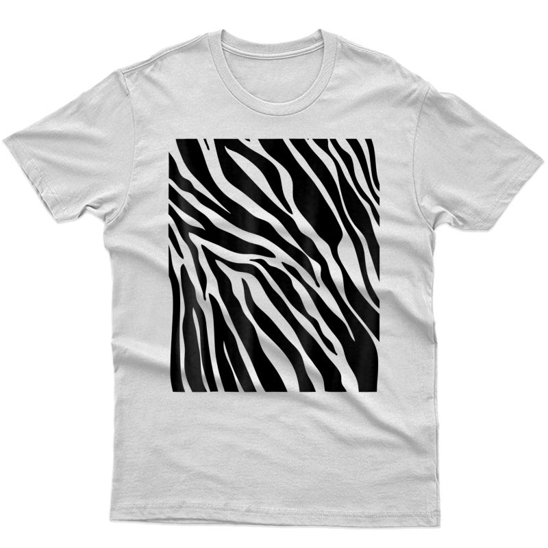 Zebra Print Shirt, Simple Halloween Costume Idea Gift